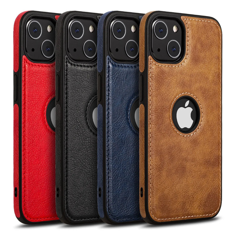 Capa de telefone de couro fino ultra fino para IPHONE 