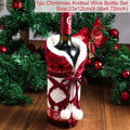 Capa de Decoração de Garrafa De Vinho De Natal