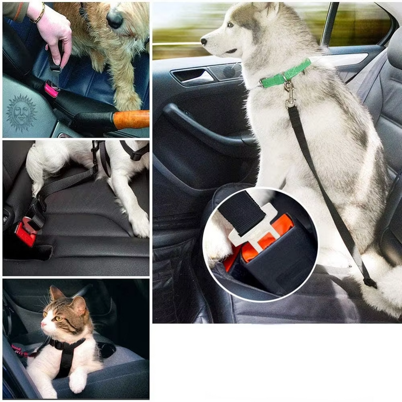 Cinto de Segurança Ajustável para Pets - Conforto e Segurança em Viagens!